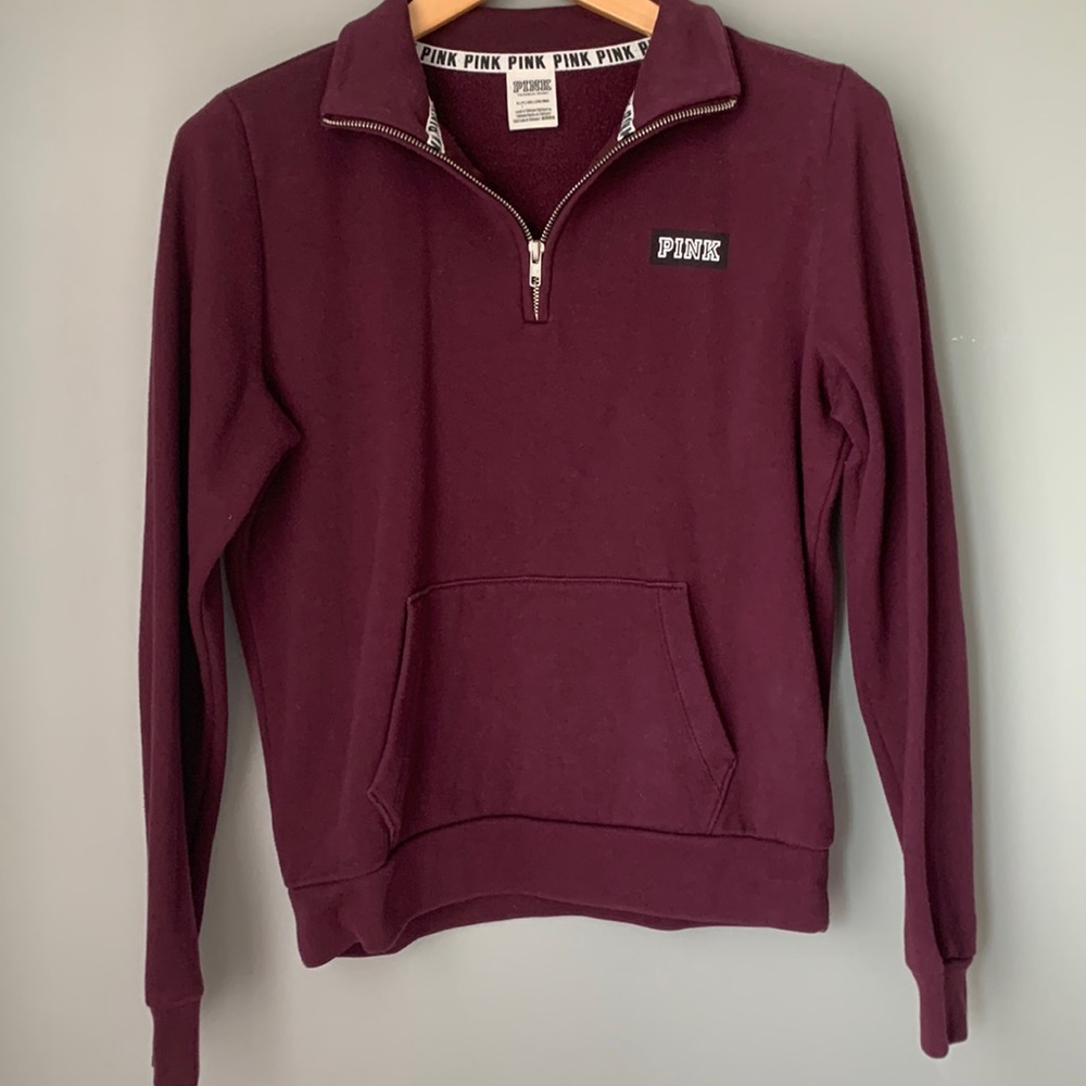 80% off Pink Quarter Zip